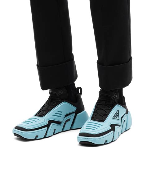 prada techno stretch fabric sneakers